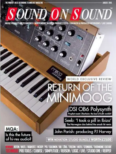 Sound On Sound August 2016 PDF-DECiBEL-MaGeSY