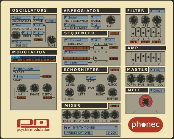 Psychic Modulation Phonec v1.4 VSTi WiN-R2R