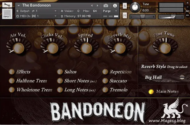 The Bandoneon KONTAKT-MaGeSY