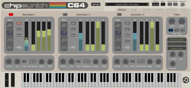 Chipsynth C64 v1.005 WiN-R2R-MaGeSY