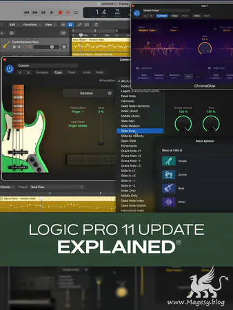 Logic Pro 11 Update Explained TUTORiAL-MaGeSY