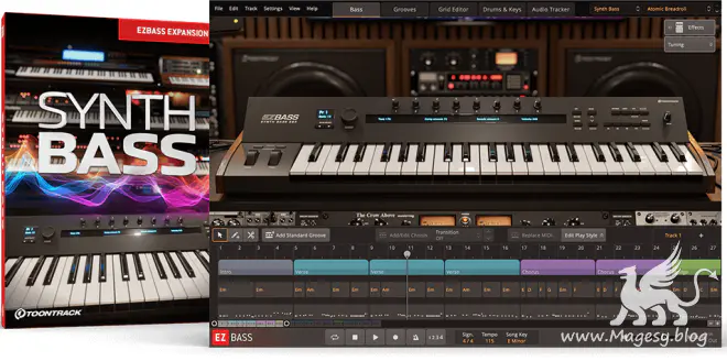 Synth Bass EBX EZBASS SOUNDBANK-MaGeSY