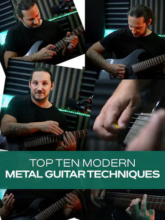 Top 10 Modern Metal Guitar Techniques TUTORiAL-HiDERA-MaGeSY