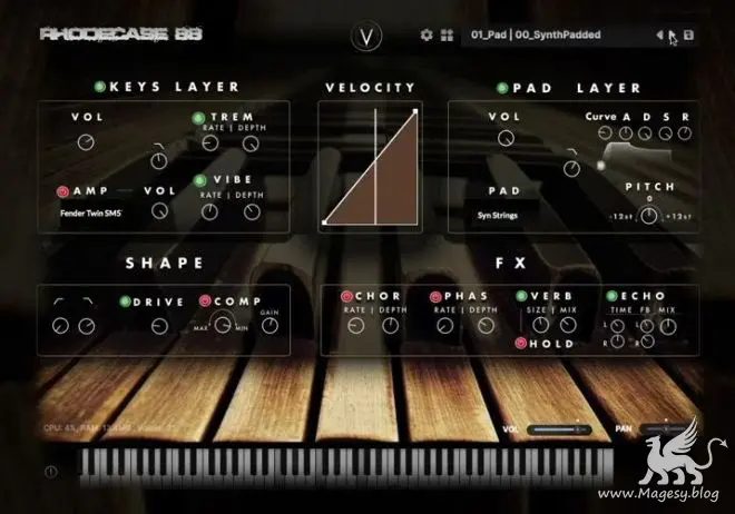 Rhodecase88 v1.0.1 AAX AU VST3 WiN MAC-ViP-MaGeSY