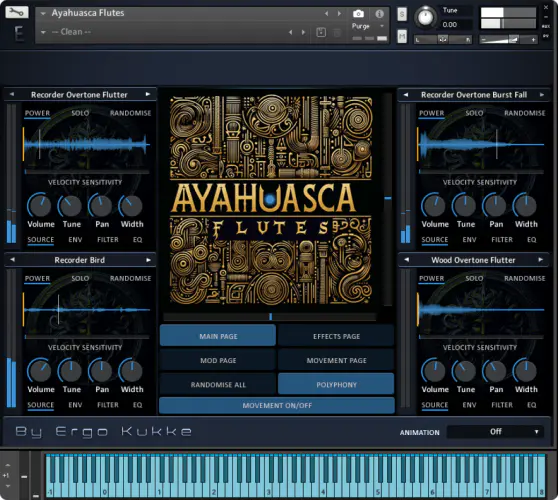 Ayahuasca Flutes KONTAKT-MaGeSY