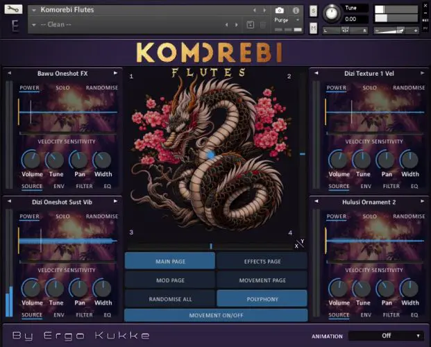 Komorebi Flutes KONTAKT-ARCADiA-MaGeSY