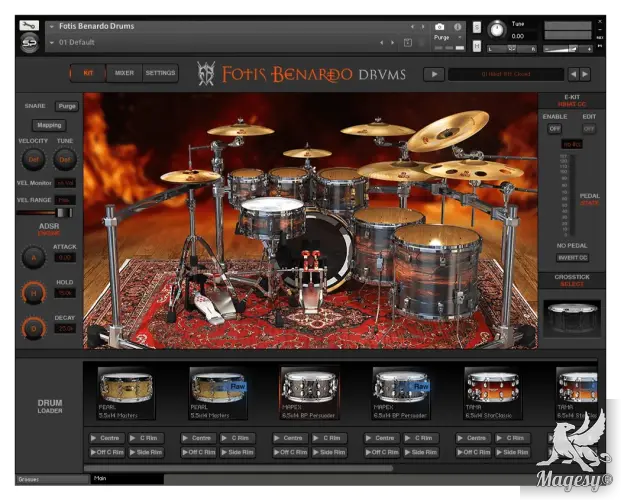 Fotis Benardo Drums KONTAKT-ARCADiA-MaGeSY