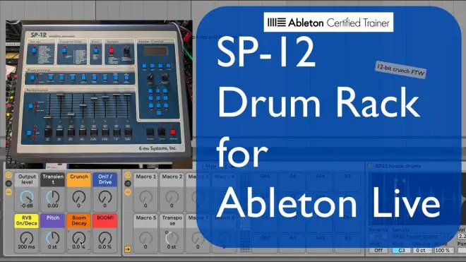 SP-12 Drum Rack ABLETON ADG-FANTASTiC-MaGeSY