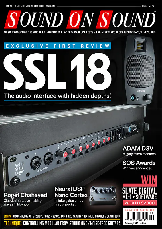 Sound On Sound UK USA February 2025 PDF-MaGeSY