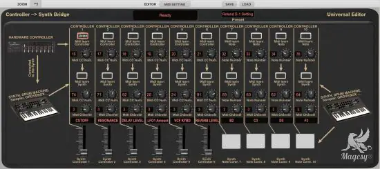 Universal Synth Editor And Controller WiN MAC-ARCADiA-MaGeSY